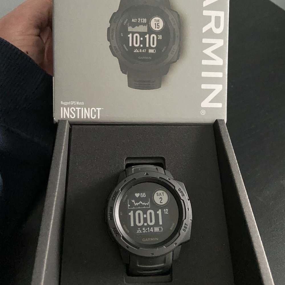 Garmin Instinct, Rugged Outdoor Watch with GPS